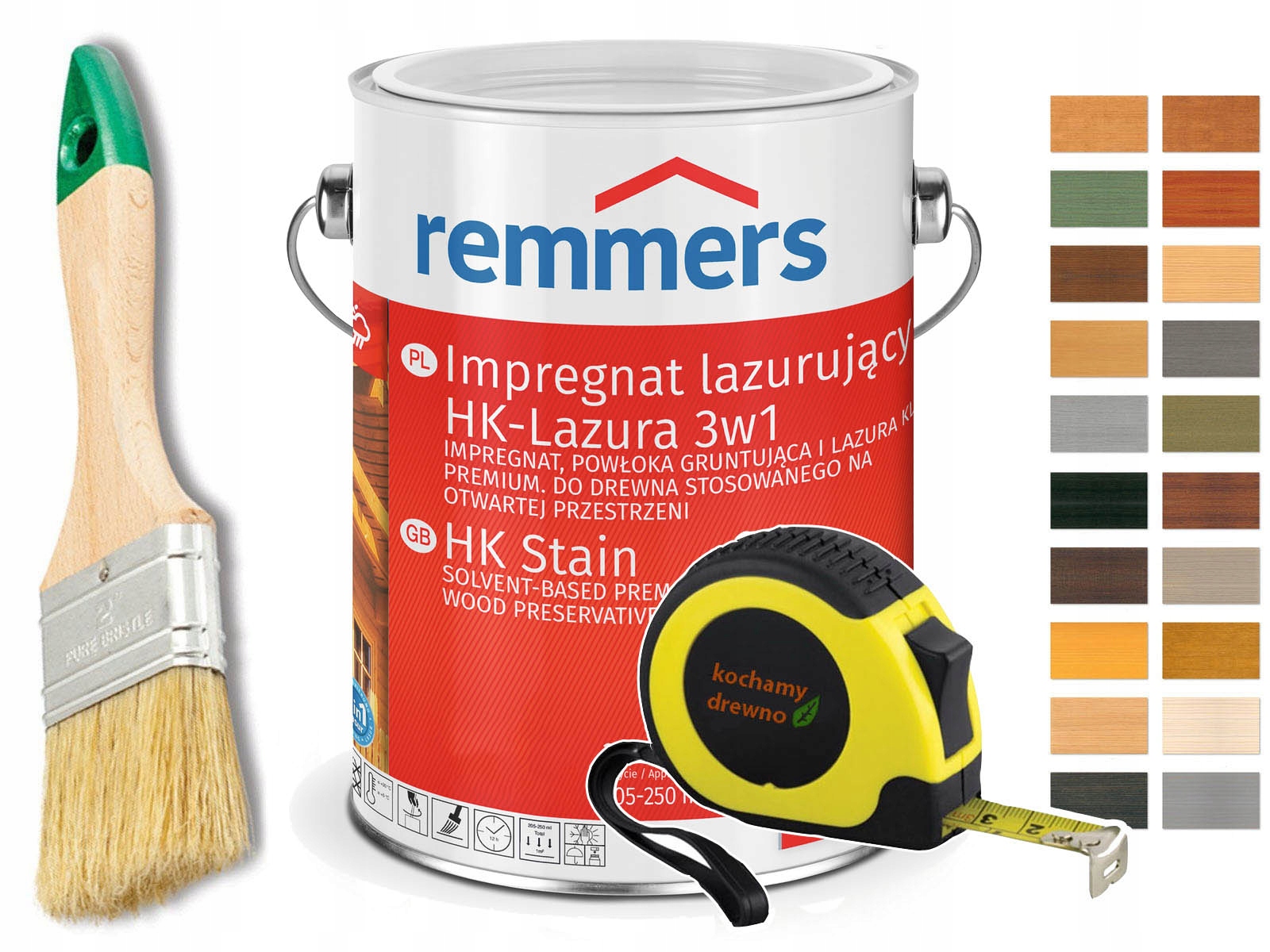 Remmers HK-Lasur impregnačná ochranná lazúra na drevo 30L FARBY NA VÝBER